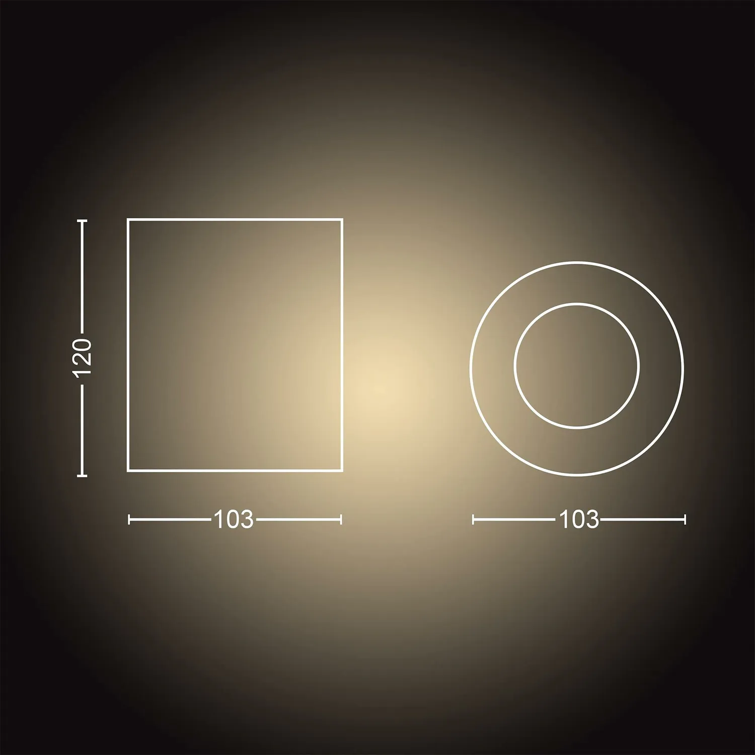 Philips Hue Pillar White and Color Ambiance spot extension noir 1x5,5W