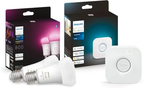 Philips Hue White and Color Ambiance E27 ampoule connectée