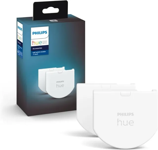 Philips Hue module d’interrupteur mural blanc pack de 2