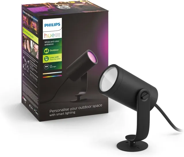 Philips Hue Lily spot extérieur sur piquet extension couleur