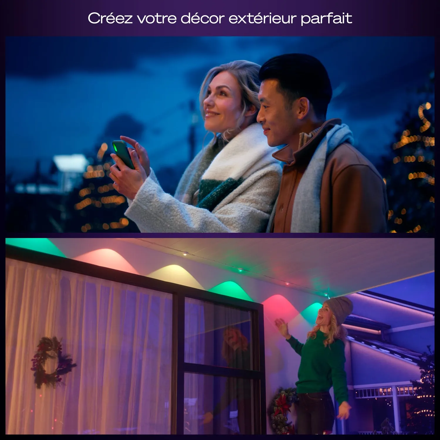Philips Hue Festavia guirlande extérieure permanente