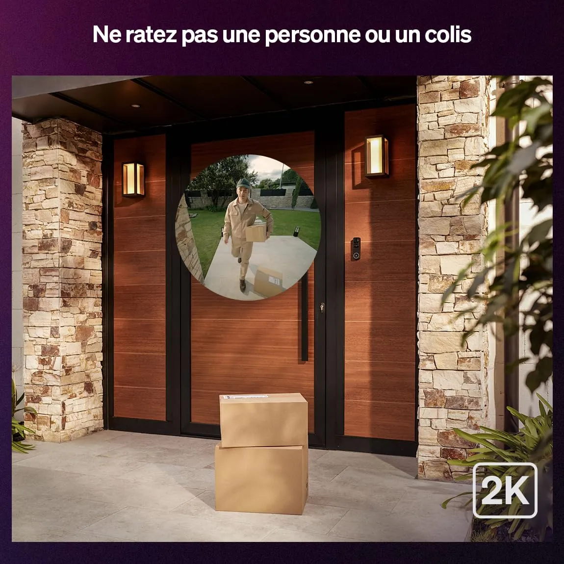 Philips Hue Secure sonnette filaire 2K noire