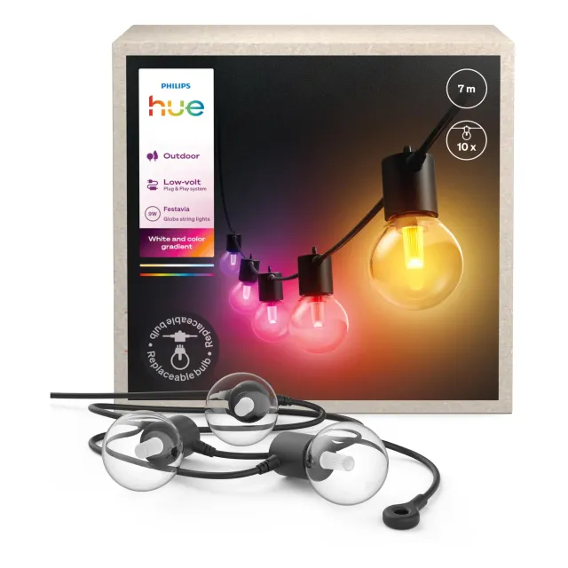 Philips Hue Festavia Globe guirlande LED couleur