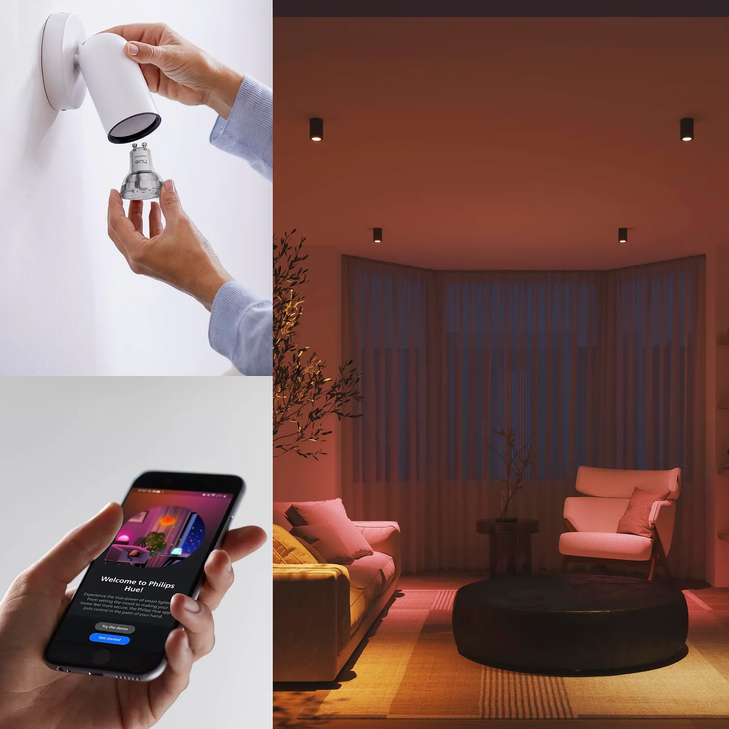 Philips Hue Essential spot GU10 couleur 345 lm