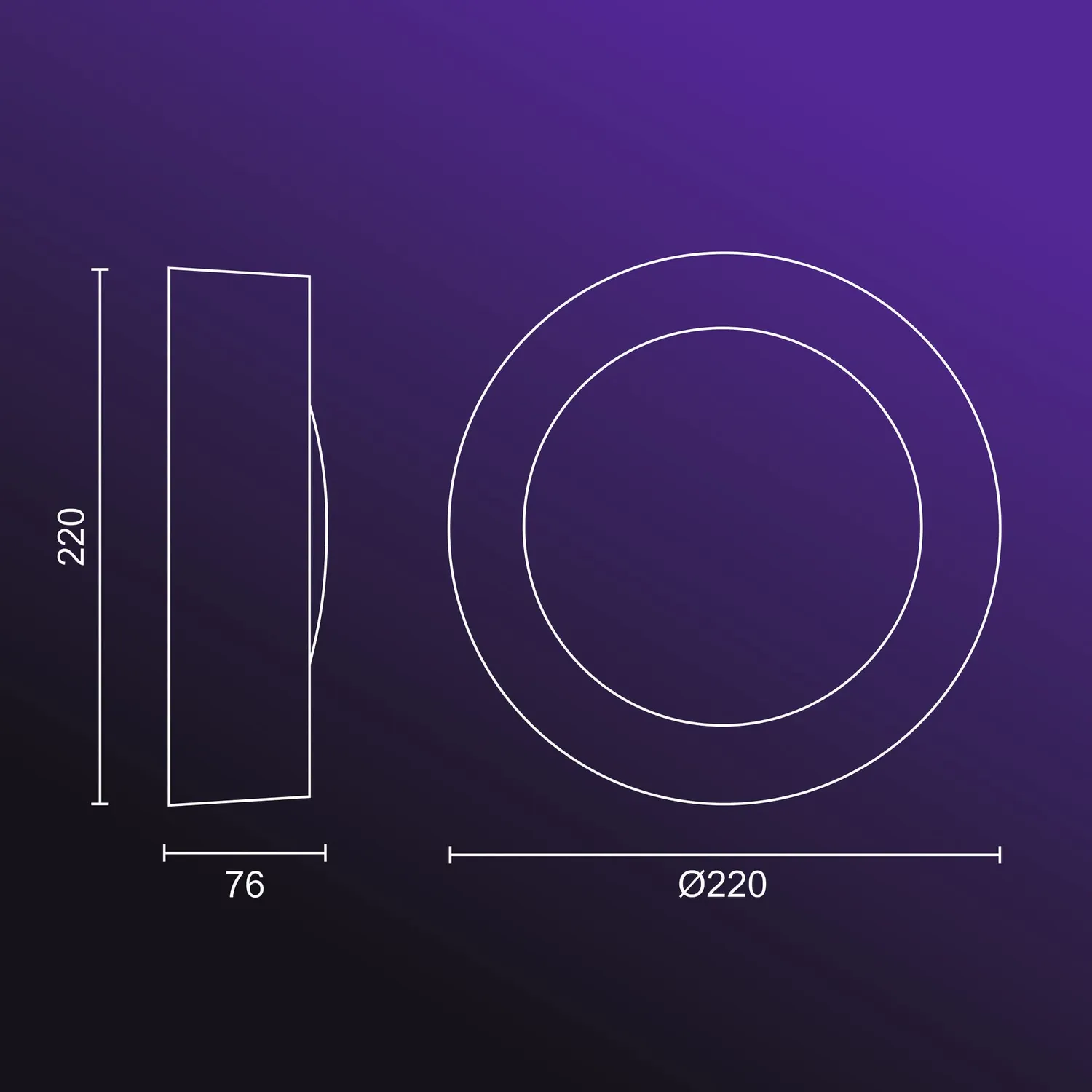 Philips Hue Daylo applique extérieure couleur connectée