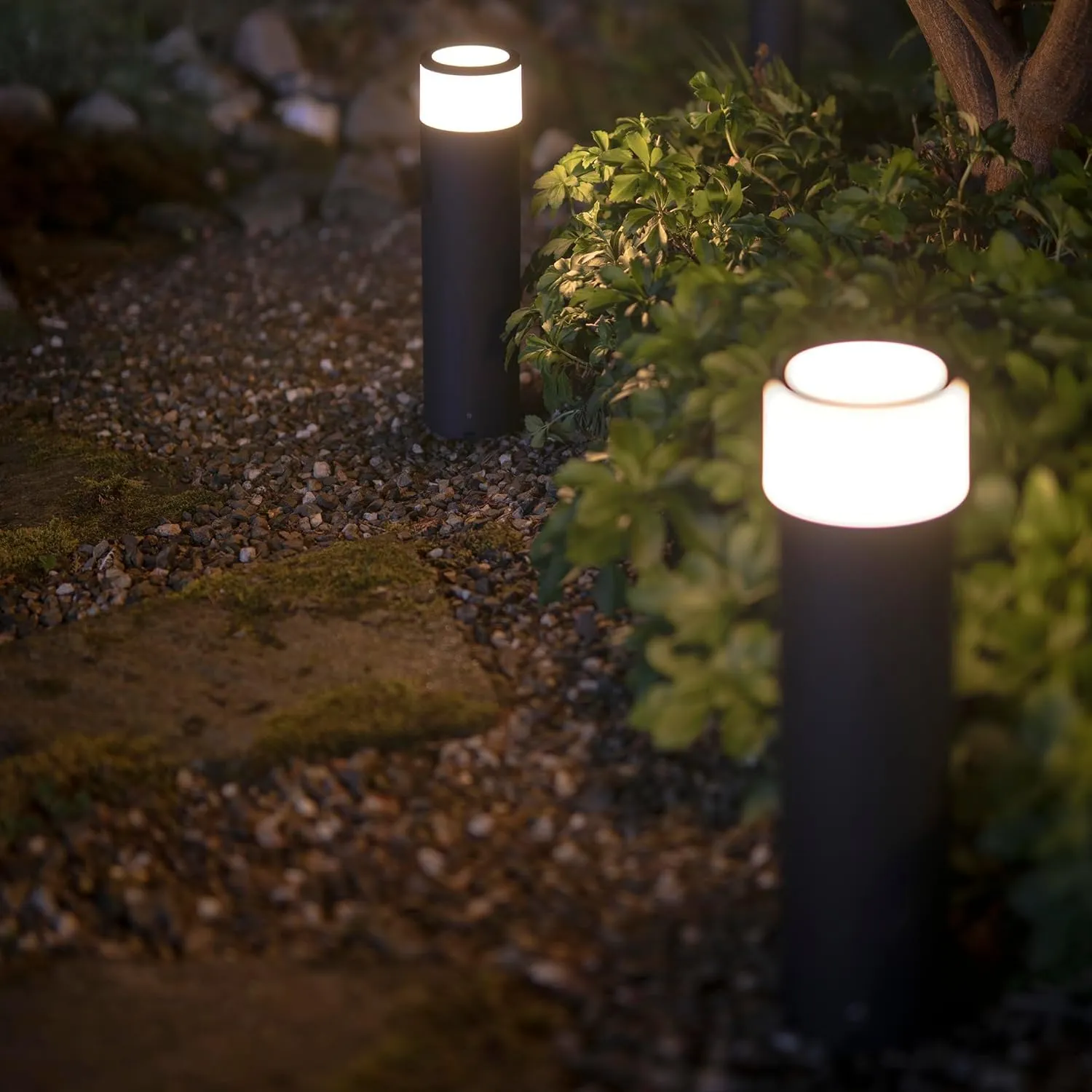 Philips Hue White & Color Ambiance CALLA borne extérieure extension aluminium noir
