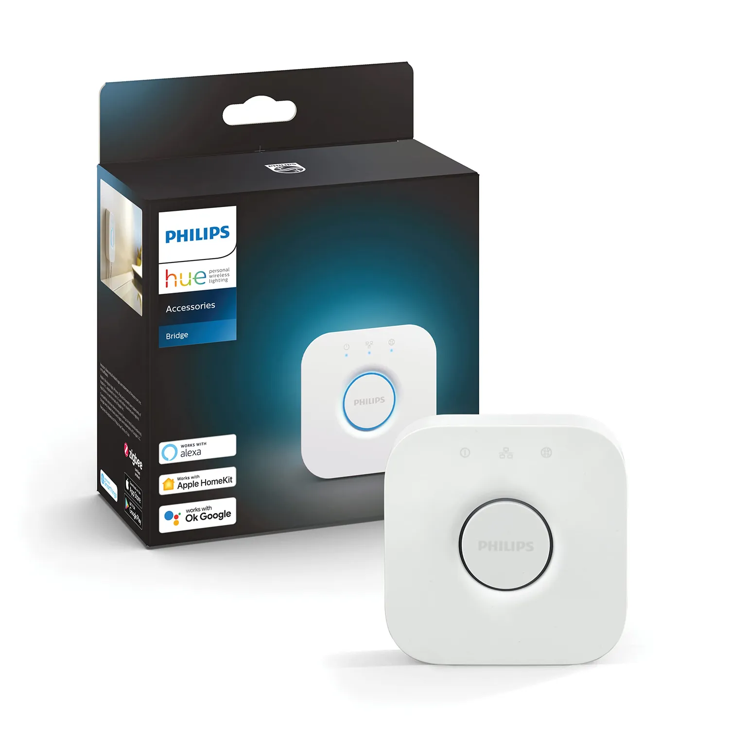 Philips Hue White kit GU10 4 spots blanc chaud interrupteur