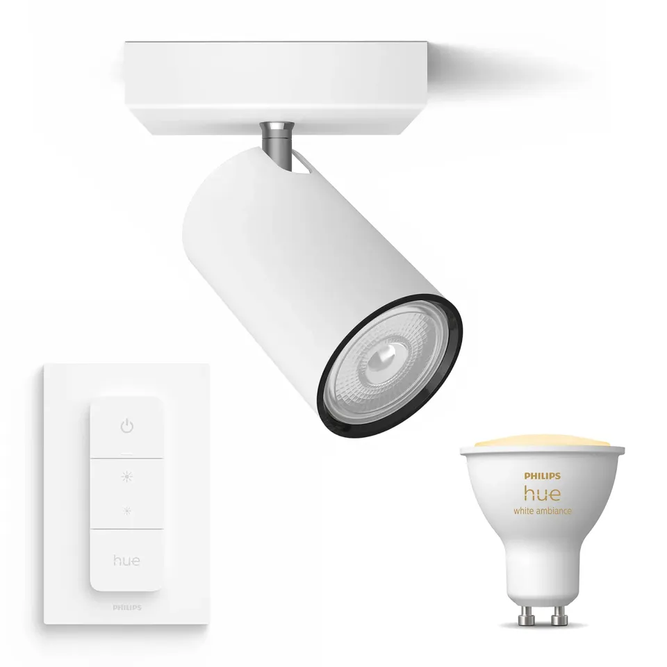 Philips Hue Kosipo spot en saillie GU10 White Ambiance variateur Bluetooth