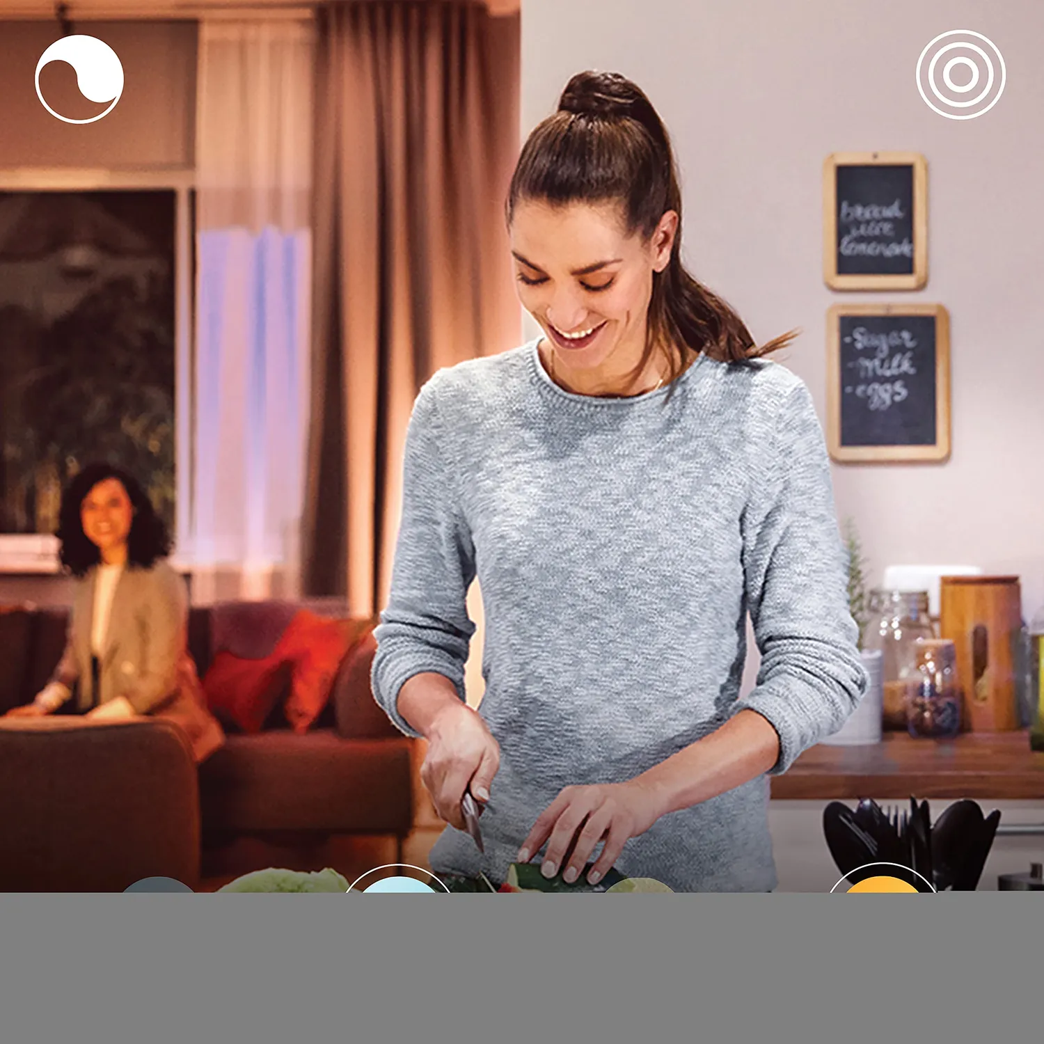 Philips Hue Conduit spot GU10 noir or blanc variable