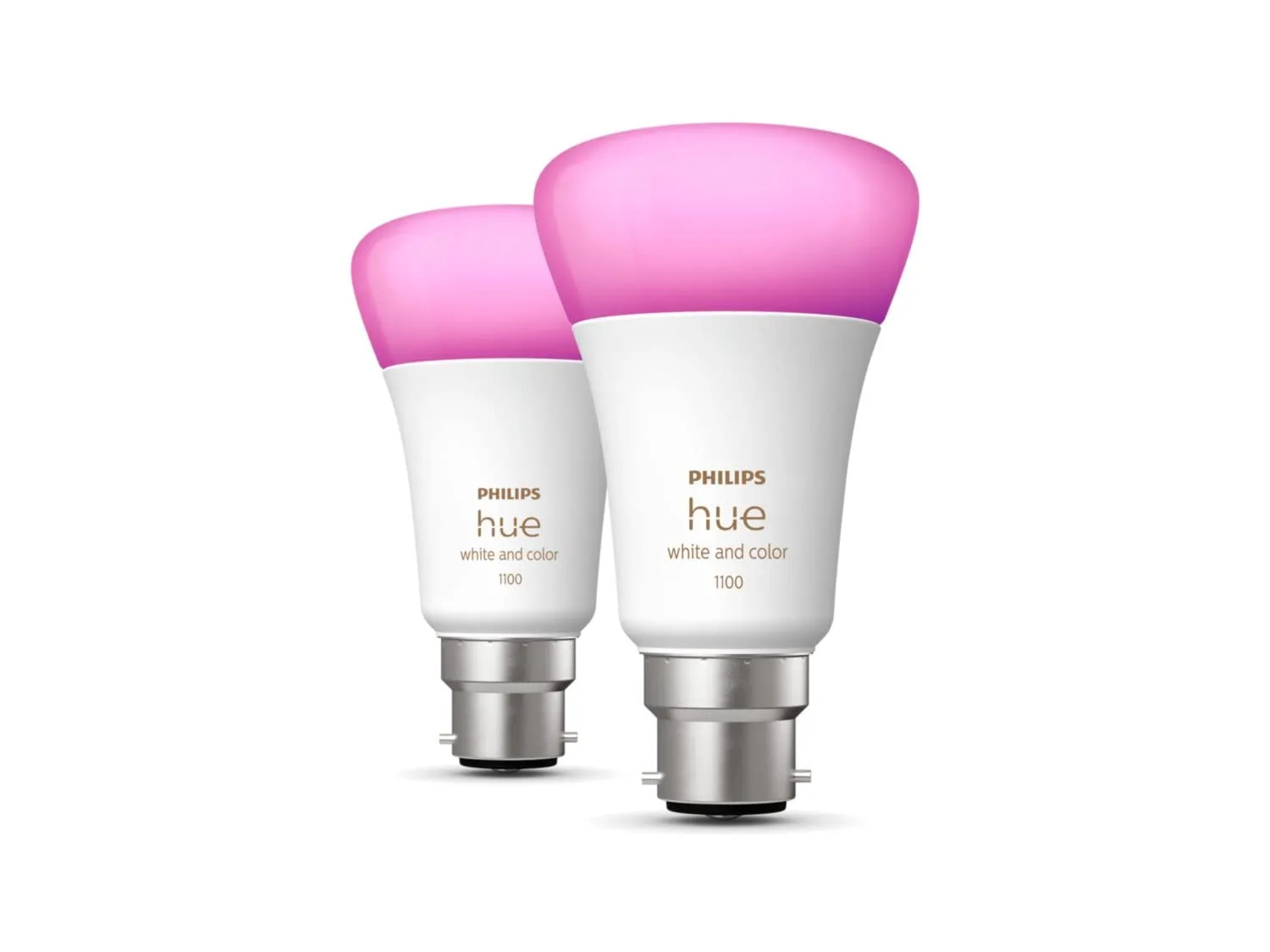 Philips Hue White and Color Ambiance ampoule B22 pack de 2
