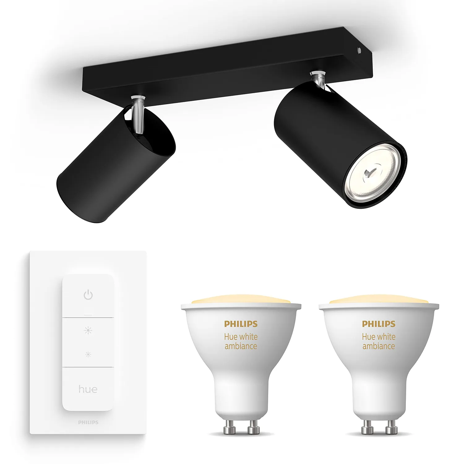 Philips Hue Kosipo spot en saillie GU10 White Ambiance variateur Bluetooth