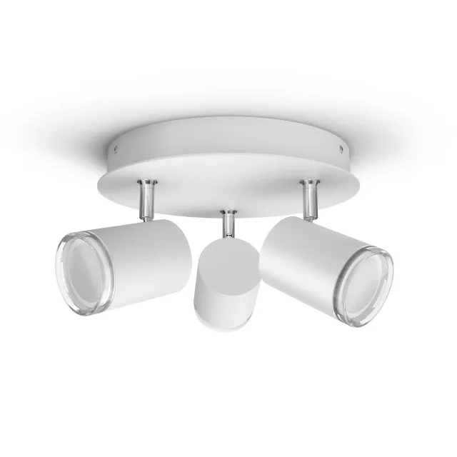 Philips Hue Adore spot plafonnier 3 têtes blanc White Ambiance