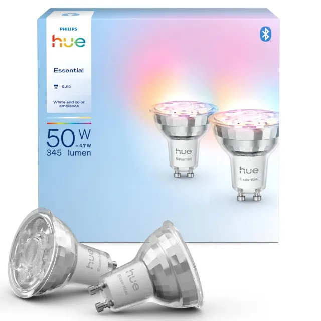 Philips Hue Essential spot GU10 couleur 345 lm