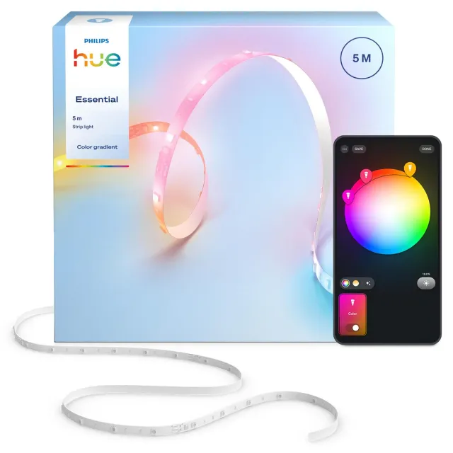 Philips Hue Essential ruban LED RGBIC couleur