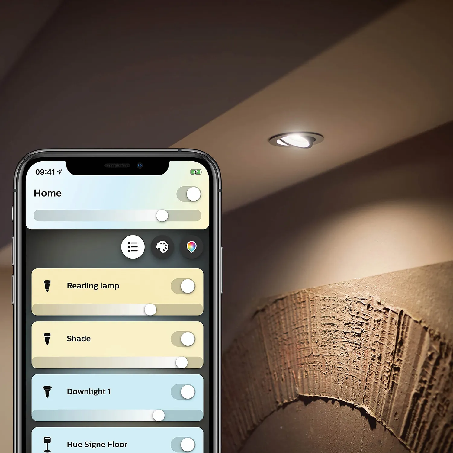 Philips Hue Kosipo spot en saillie 3 spots GU10 White Ambiance