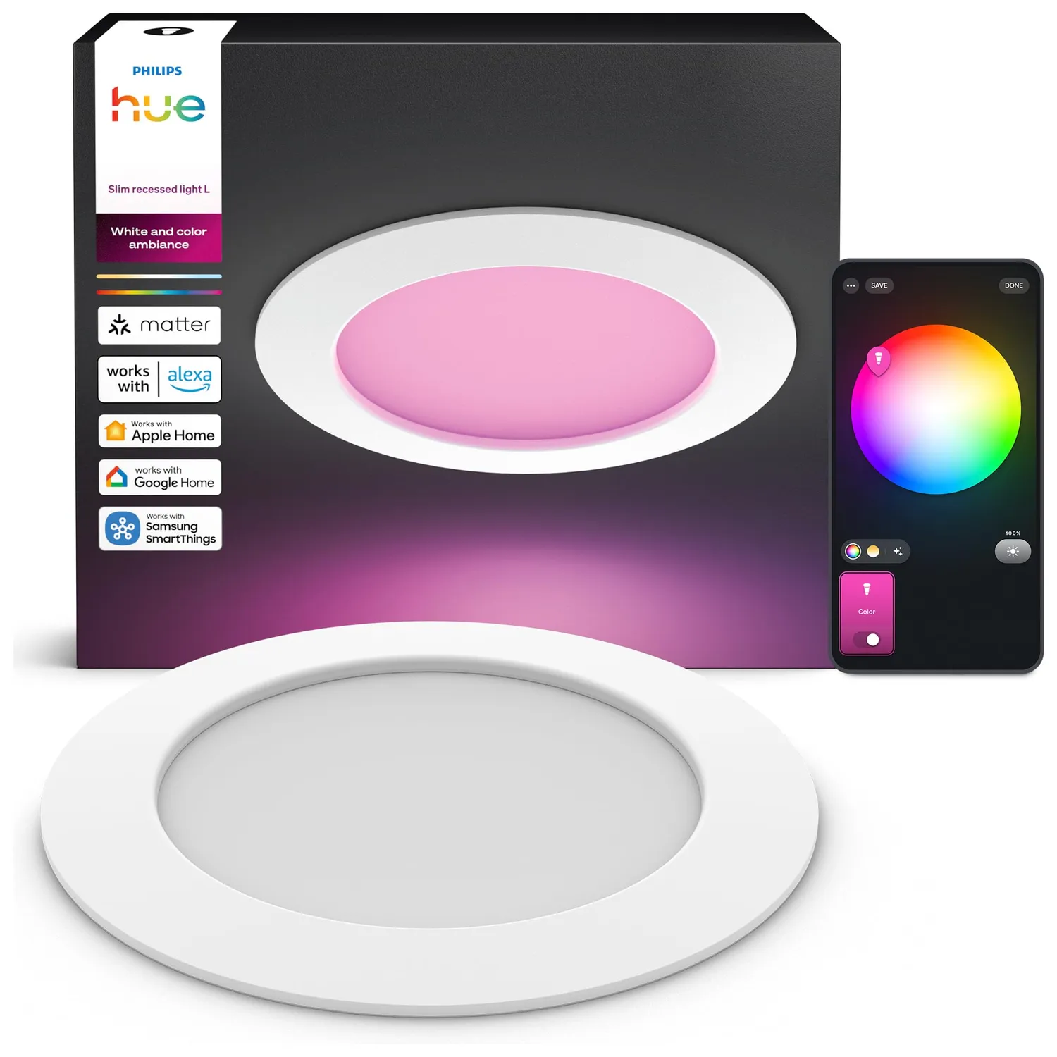 Philips Hue Slim Downlight spot encastrable LED
