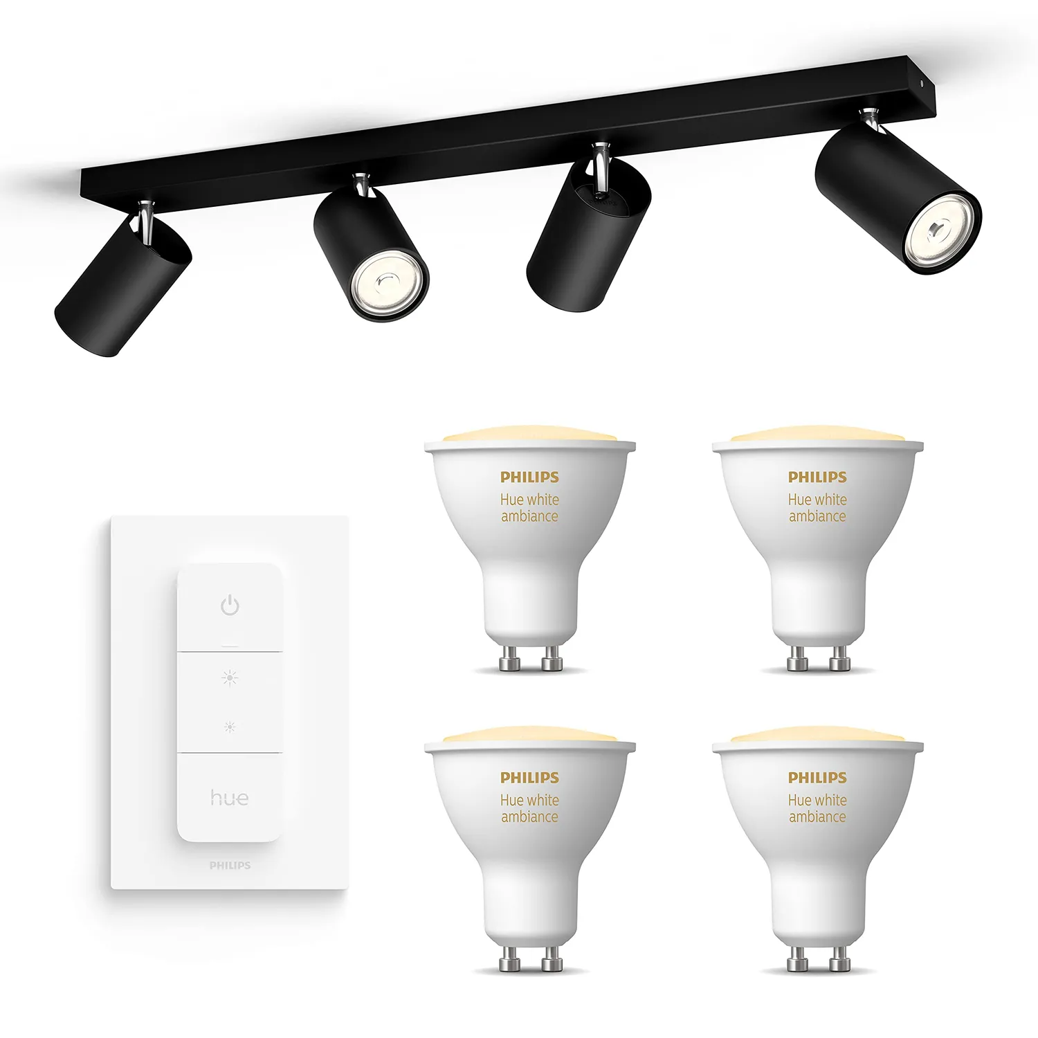 Philips Hue Kosipo spot en saillie GU10 White Ambiance variateur Bluetooth