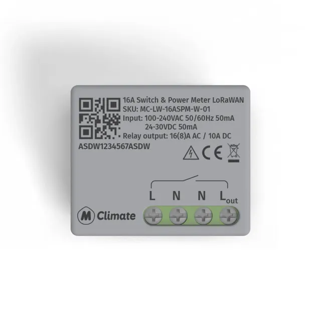 MClimate 16A Switch Power Meter module puissance 16A