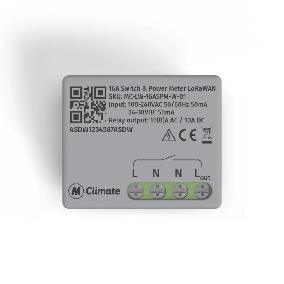 MClimate 16A Switch Power Meter module puissance 16A