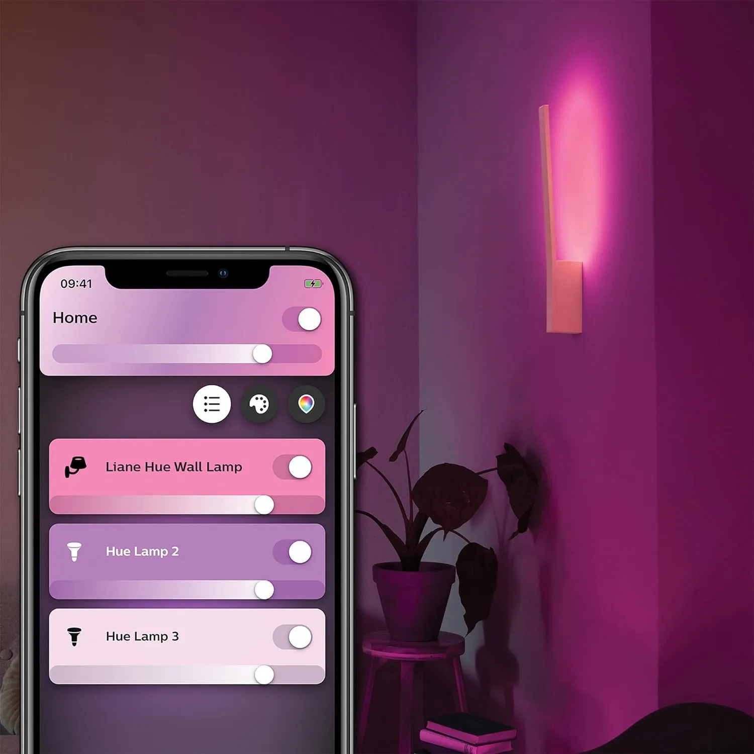 Philips Hue Liane applique extérieure connectée 12W couleur