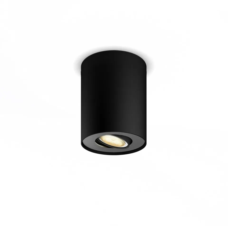 Philips Hue Pillar White and Color Ambiance spot extension noir 1x5,5W