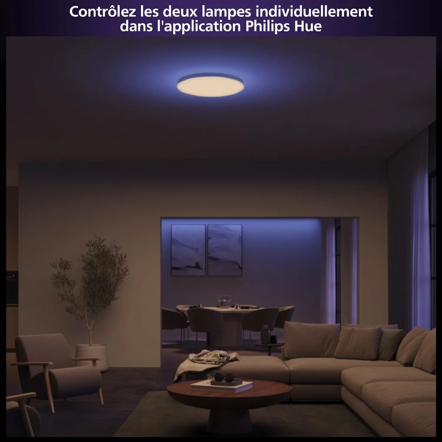 Philips Hue Datura Plafonnier LED