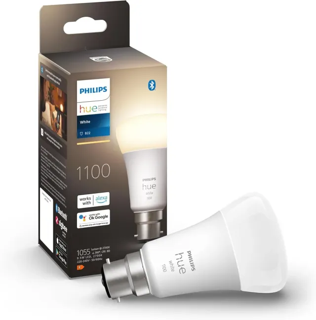 Philips Hue White ampoule LED connectée B22 1100 lm
