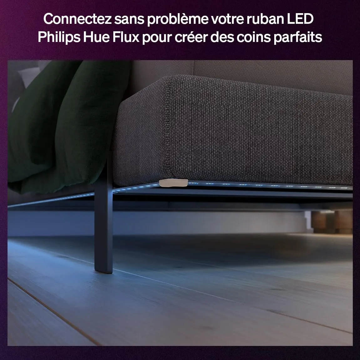 Philips Hue Flux connecteur angle ruban LED 90° lot de 4
