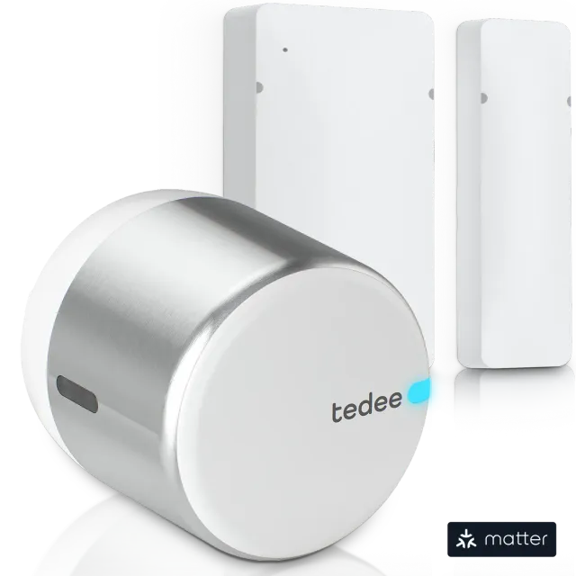 Tedee GO2 Kit Serrure Connectée + Capteur Porte