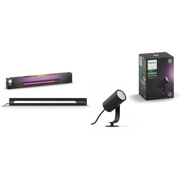 Philips Hue Amarant Lily spots extérieurs couleur 2 pièces