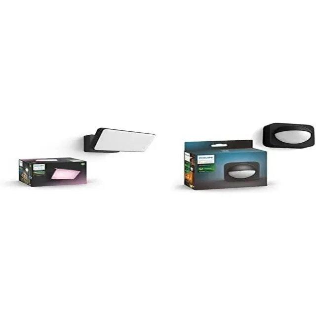 Philips Hue Discover projecteur extérieur noir + détecteur