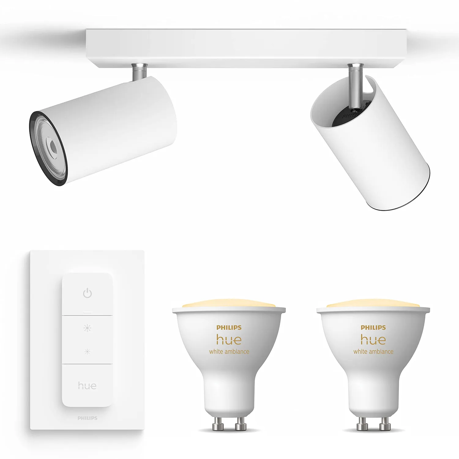 Philips Hue Kosipo spot en saillie GU10 White Ambiance variateur Bluetooth