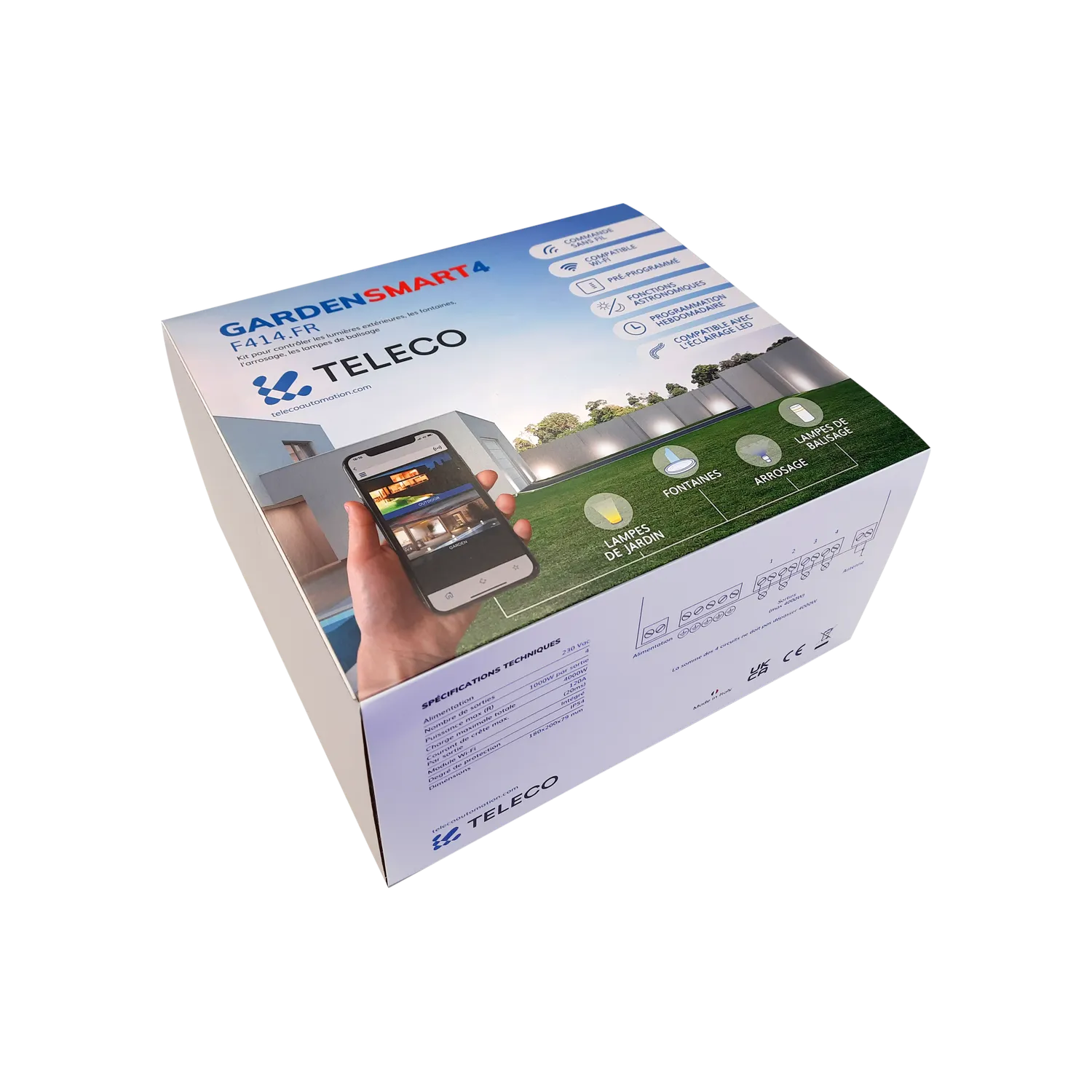 TELECO AUTOMATION GARDENSMART 4 kit radio prêt à l'emploi