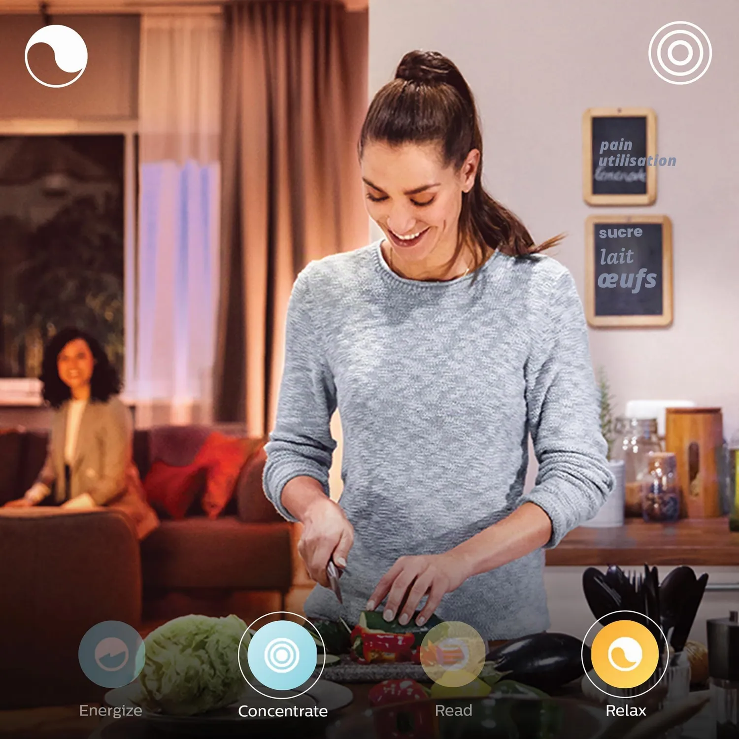 Philips Hue White and Color Ambiance spot GU10 lot 4 variateur