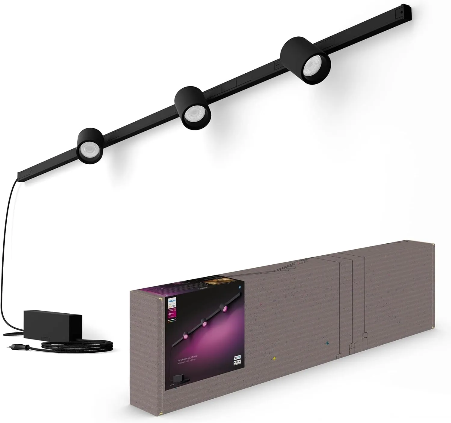 Philips Hue Perifo kit mural avec spots cylindriques