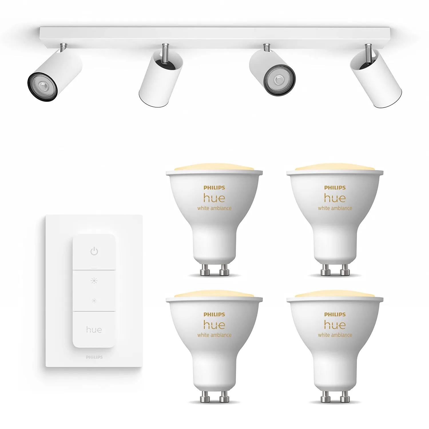 Philips Hue Kosipo spot en saillie GU10 White Ambiance variateur Bluetooth