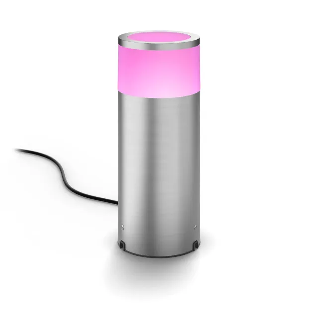 Philips Hue Calla borne extérieure inox White Color