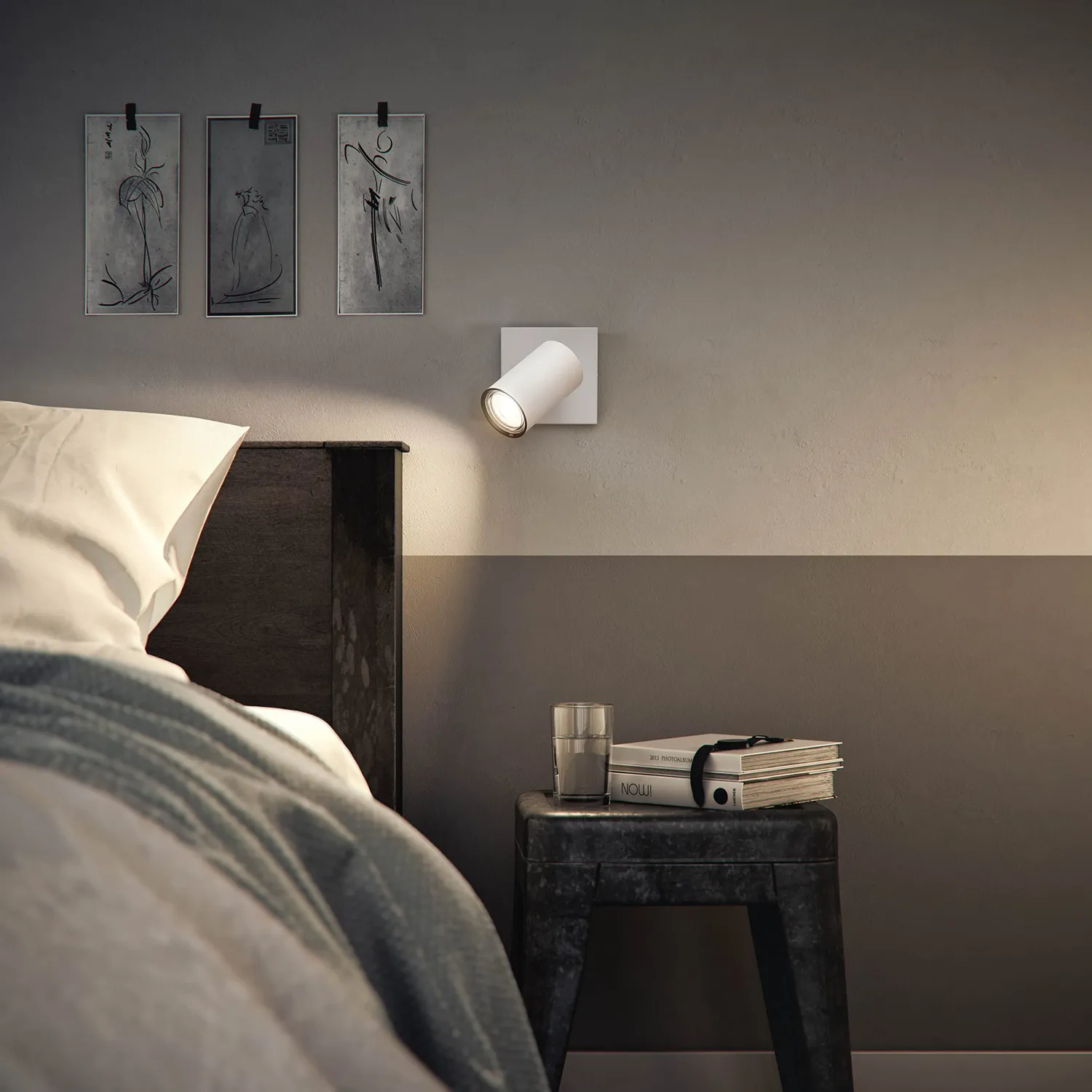 Philips Hue Kosipo spot en saillie GU10 White Ambiance variateur Bluetooth