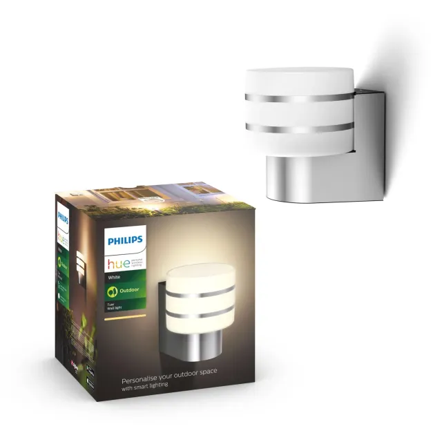 Philips Hue Tuar applique murale extérieure LED inox