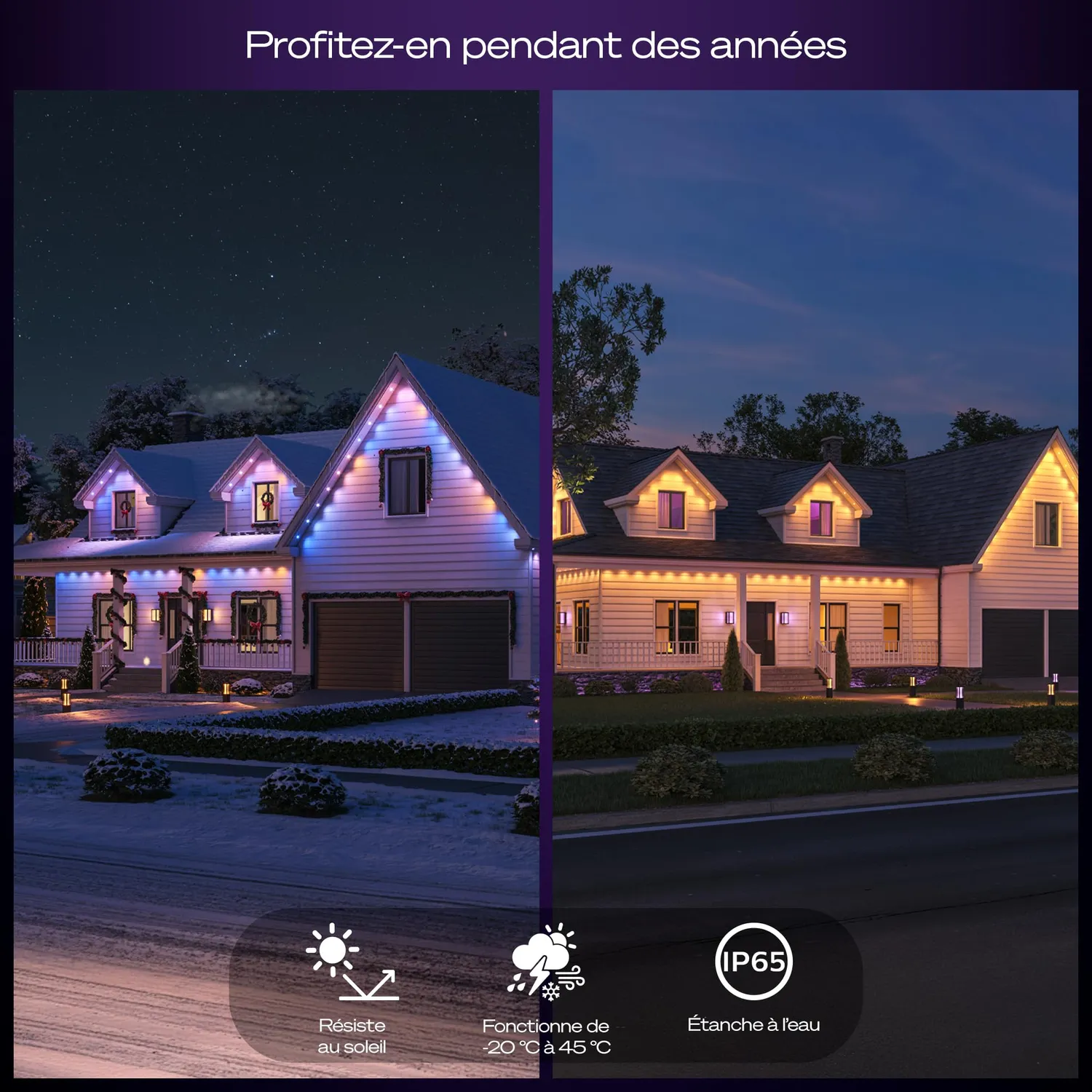 Philips Hue Festavia guirlande extérieure permanente