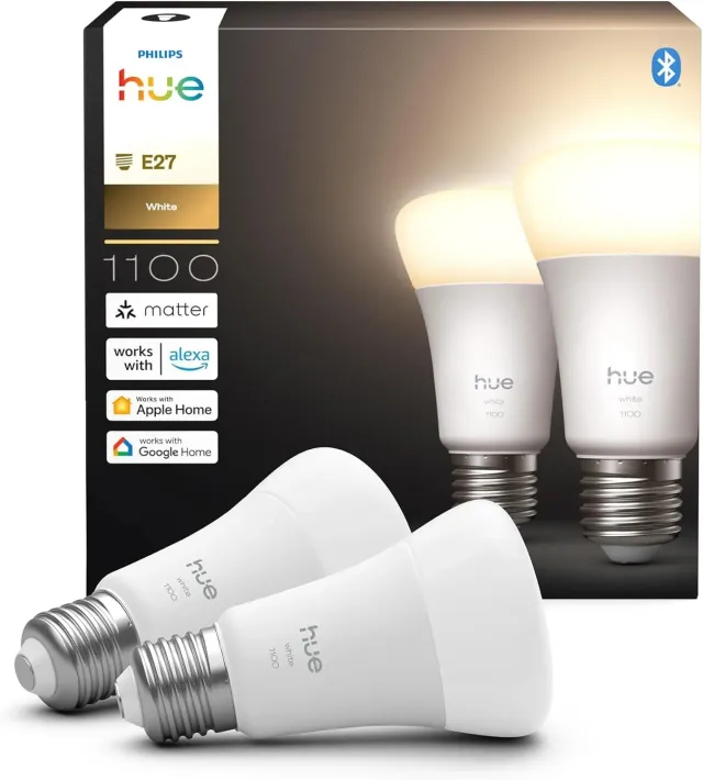 Philips Hue White ampoule LED E27 blanc chaud
