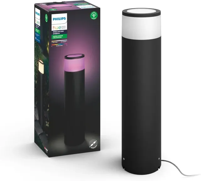 Philips Hue White & Color Ambiance CALLA borne extérieure extension aluminium noir