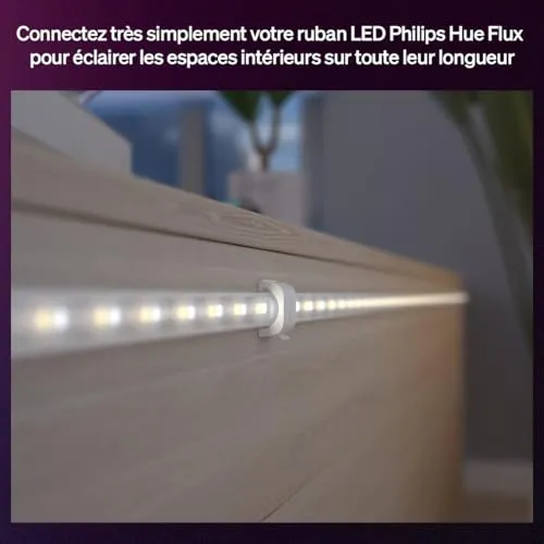 Philips Hue Flux connecteur ruban LED lot de 4 linéaire