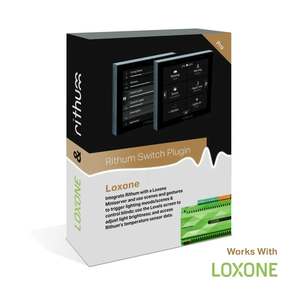Rithum Loxone plugin domotique pour Rithum Switch