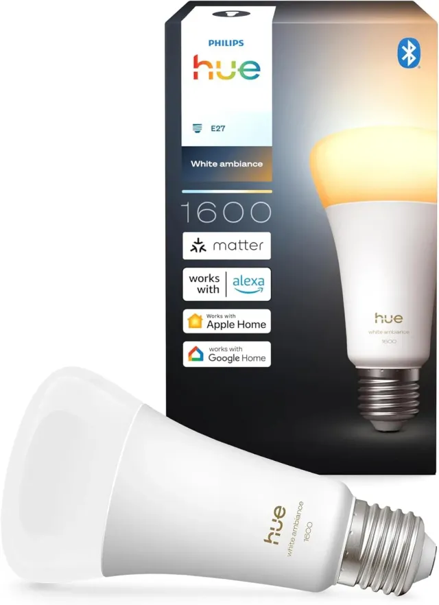 Philips Hue White Ambiance ampoule E27 A67 1600 lm à l’unité
