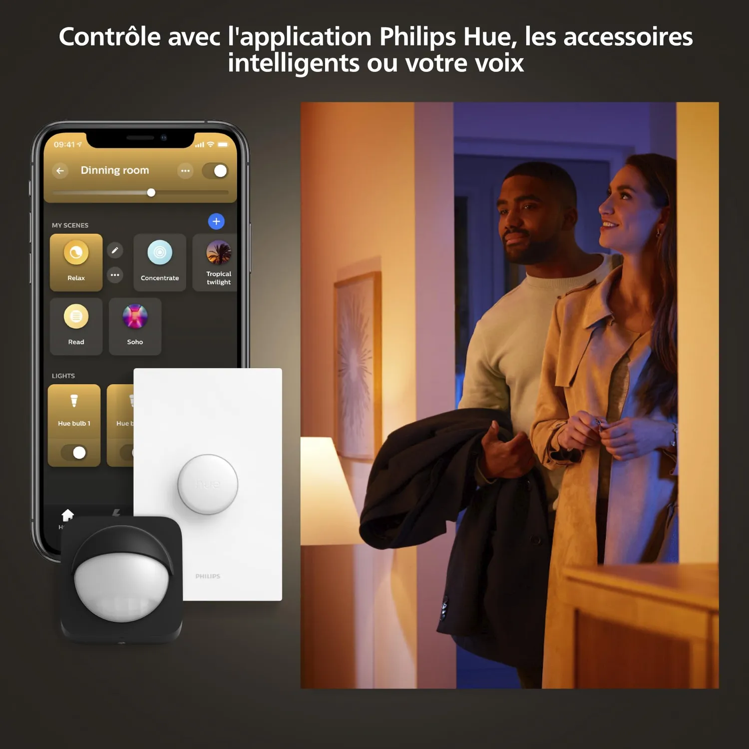 Philips Hue Datura Plafonnier LED