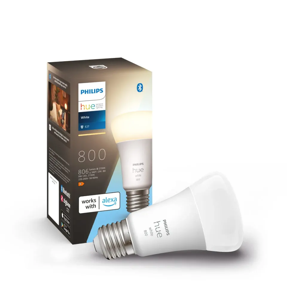 Philips Hue White ampoule LED E27 blanc chaud variable