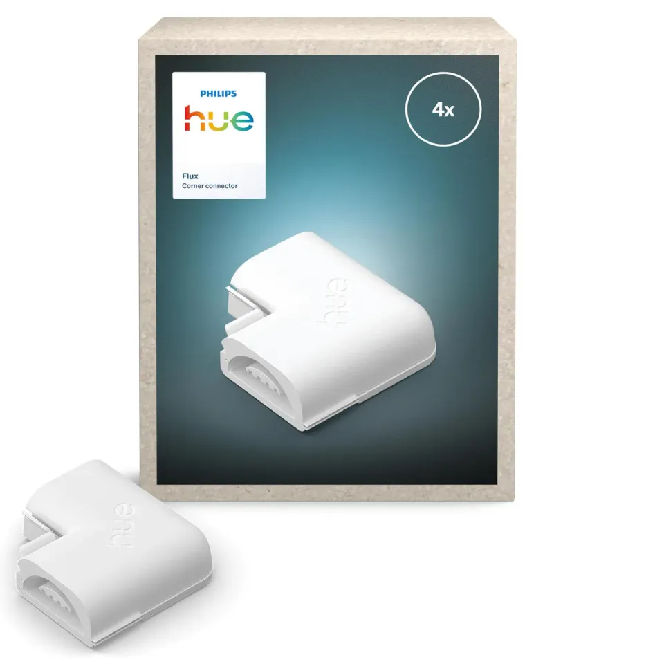 Philips Hue Flux connecteur angle ruban LED 90° lot de 4