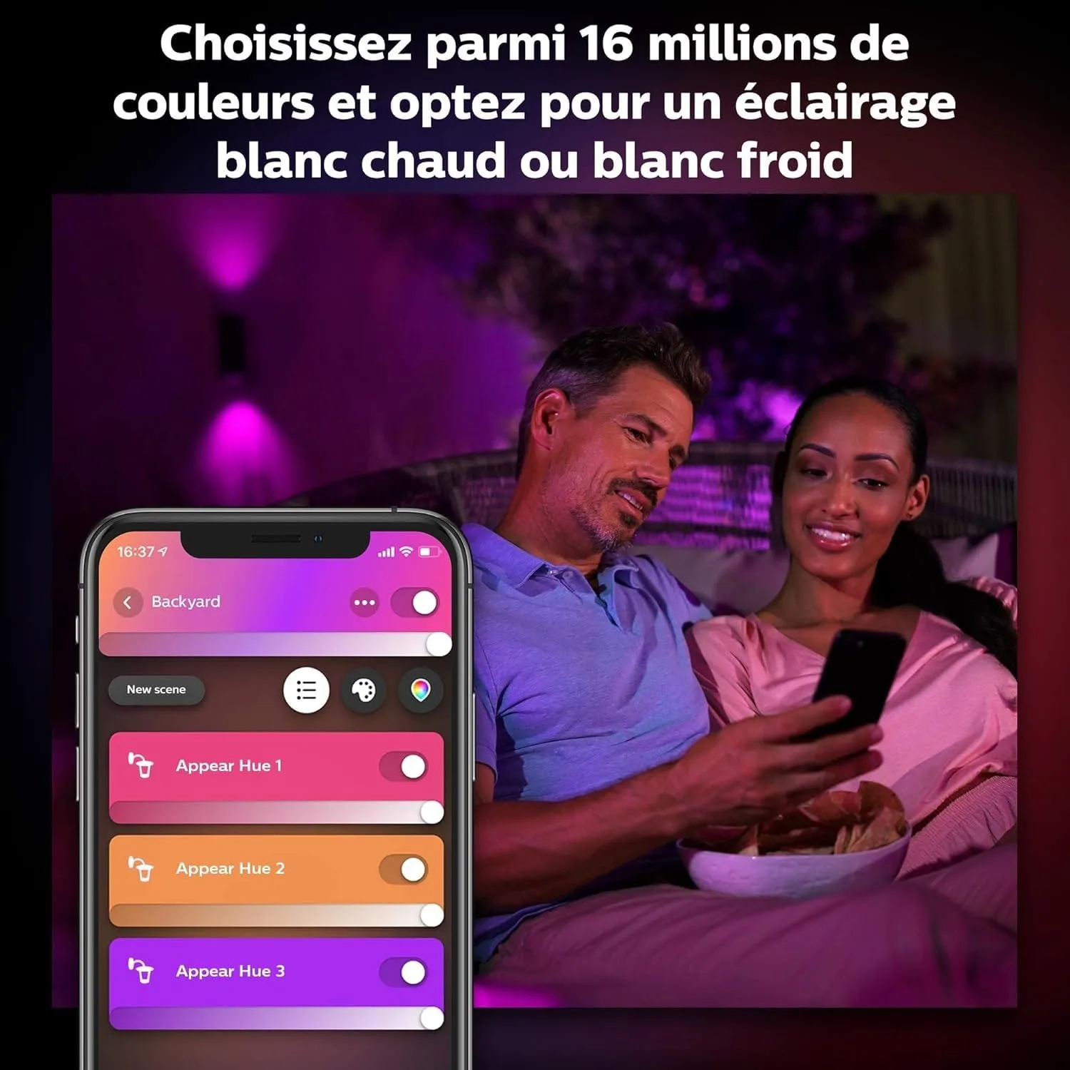 Philips Hue Appear applique murale LED extérieure